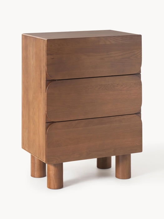 Oak Wood Chest of Drawers Cadi