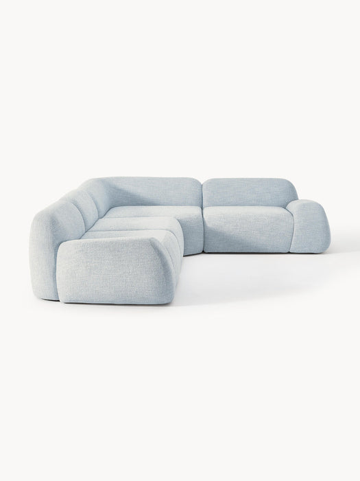 Wolke Modular Bouclé Corner Sofa (4-seater)