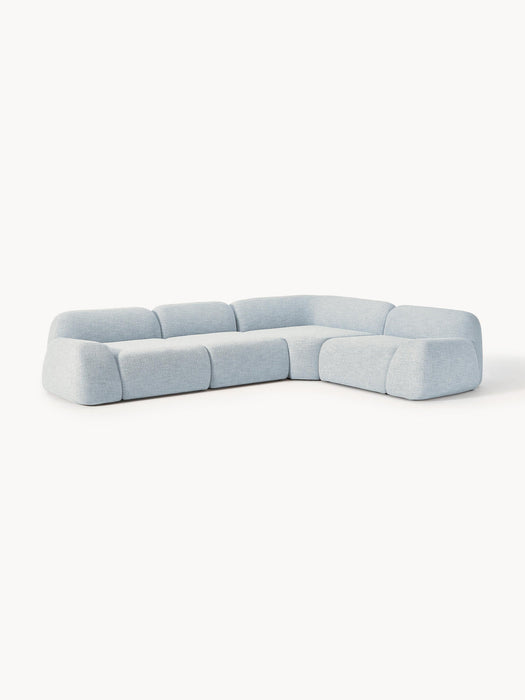 Wolke Modular Bouclé Corner Sofa (4-seater)