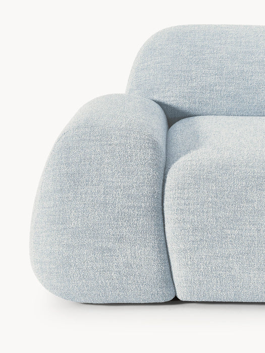 Modular Boucl Corner Sofa Wolke 4-seater