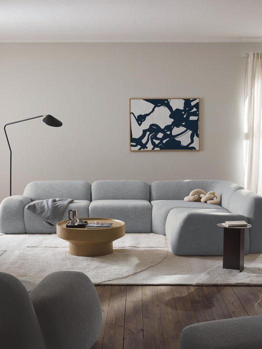 Modular Boucl Corner Sofa Wolke 4-seater