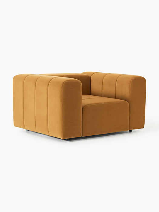 Velvet Lounge Chair Lena