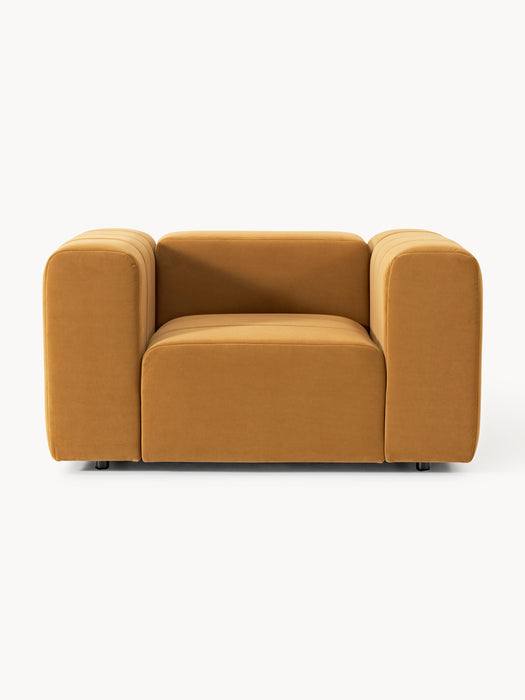 Velvet Lounge Chair Lena
