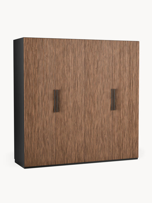 Modular Revolving Door Wardrobe Simone 200 cm Wide in various sizes