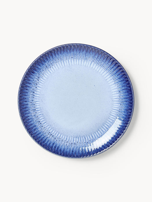 Vinci Handmade Reactive Glaze Dinner Plates, Set of 4