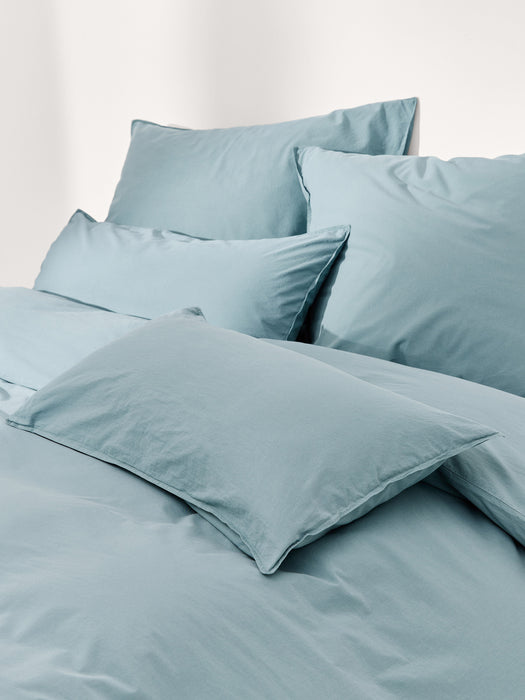 Washed Cotton Percale Duvet Cover Debbie
