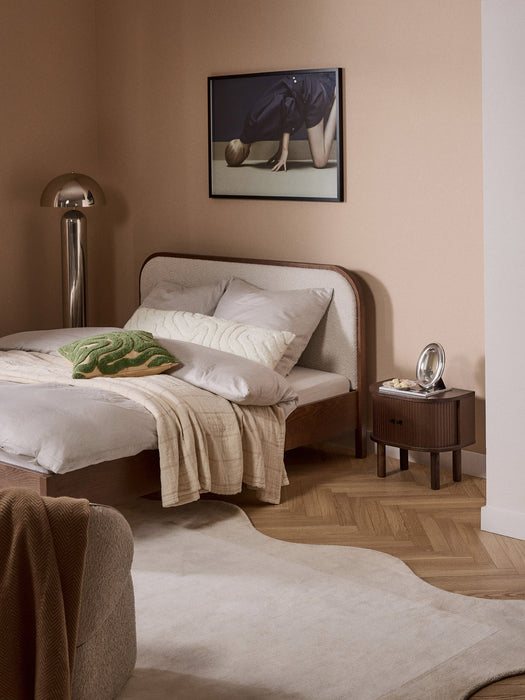 Mareva Cushion Cover with Tufted Wavy Pattern