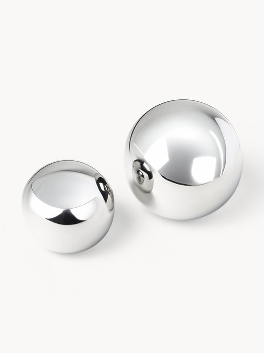 Decorative Stainless Steel Objects Polaris Set of 2