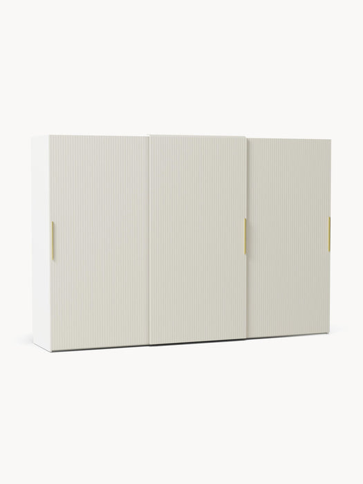 Simone Modular Sliding Door Wardrobe, 300 cm Wide, in various sizes