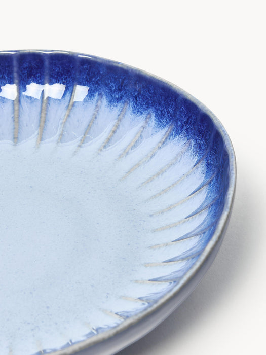 Vinci Handmade Soup Plates with Reactive Glaze, Set of 4