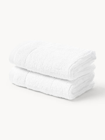 Luxe Towel with Striped Border, in various sizes
