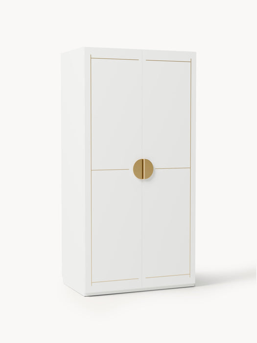 Modular Hinged Door Wardrobe Denise 100 cm Wide in various sizes