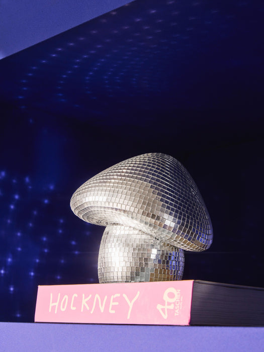 Glittering Decorative Object Disco Mushroom