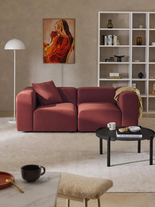 Modular Velvet Sofa Lena 2-seater