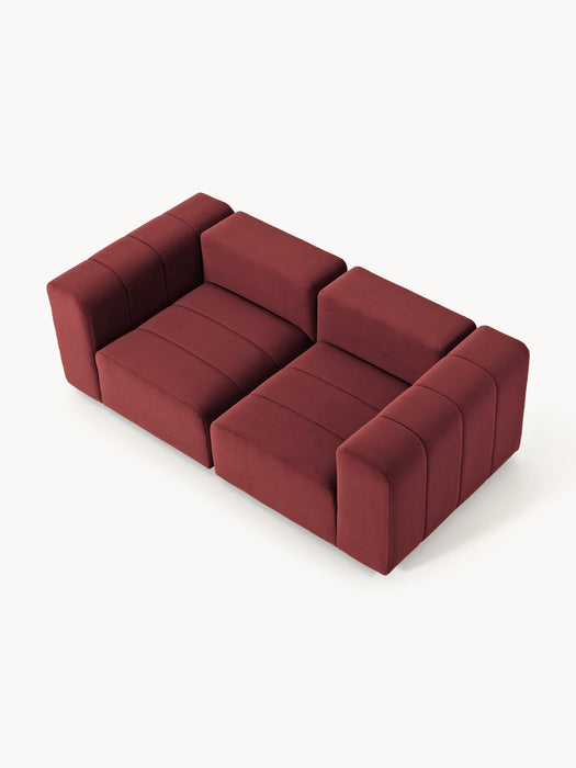 Modular Velvet Sofa Lena 2-seater