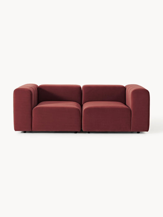 Modular Velvet Sofa Lena 2-seater