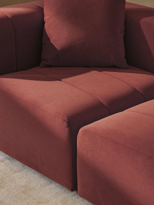 Modular Velvet Sofa Lena 2-seater