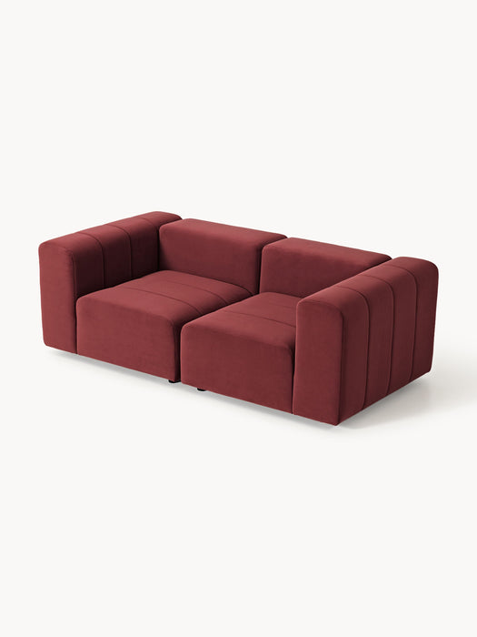 Modular Velvet Sofa Lena 2-seater