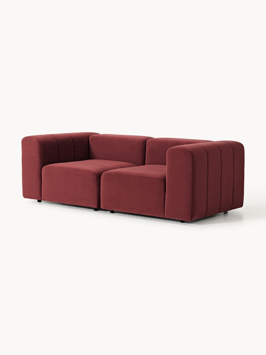 Modular Velvet Sofa Lena 2-seater