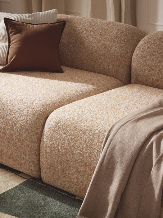 Modular Boucl Sofa Wolke 3-seater