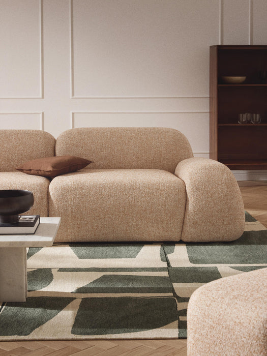 Modular Boucl Sofa Wolke 3-seater