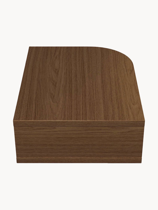 Wooden Wall-Mounted Bedside Table Farsta Tambour with Drawer