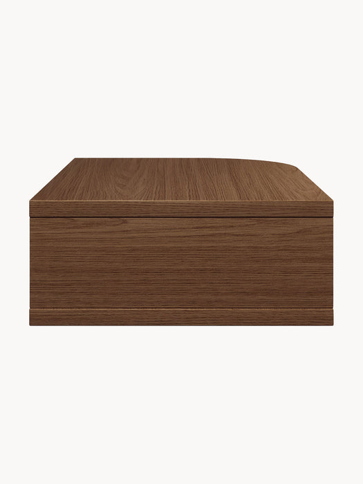 Wooden Wall-Mounted Bedside Table Farsta Tambour with Drawer