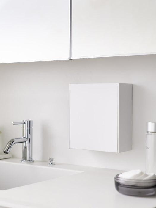 Storage Box Tower with Adhesive Hooks