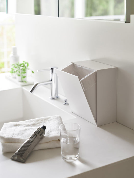Storage Box Tower with Adhesive Hooks