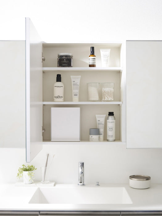 Storage Box Tower with Adhesive Hooks