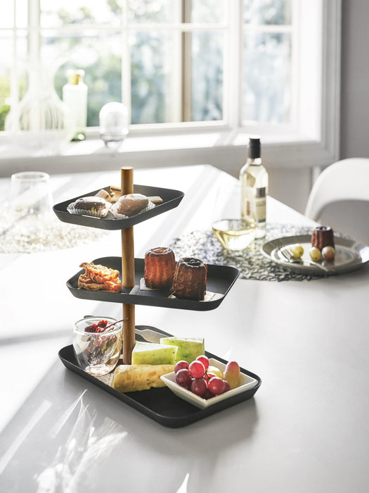 Metal Tiered Serving Stand Tower