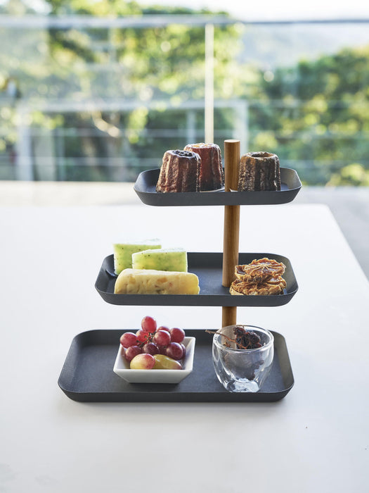 Metal Tiered Serving Stand Tower