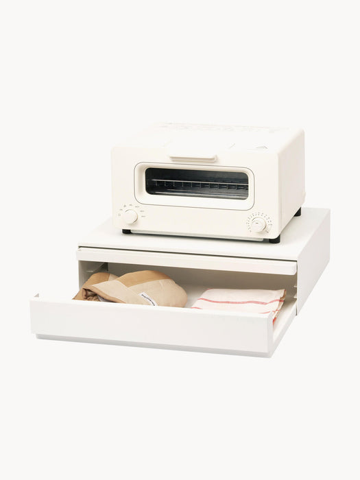 Extendable Kitchen Storage Shelf Tower with Tray