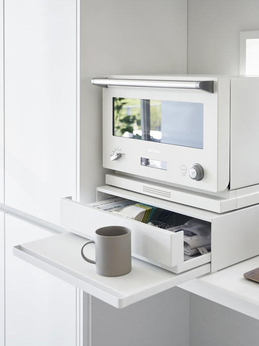 Extendable Kitchen Storage Shelf Tower with Tray