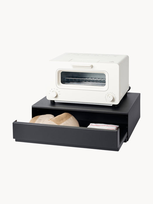 Extendable Kitchen Storage Shelf Tower with Tray