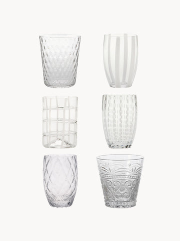 Melting Pot Handmade Tumblers, Set of 6