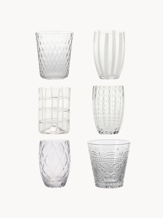 Melting Pot Handmade Tumblers, Set of 6