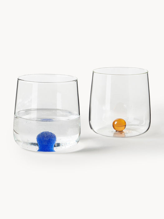 Handcrafted Borosilicate Tumblers Bilia Set of 6