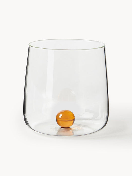 Bilia Handcrafted Borosilicate Tumblers, Set of 6