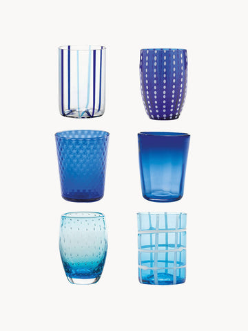 Melting Pot Handcrafted Tumblers, Set of 6