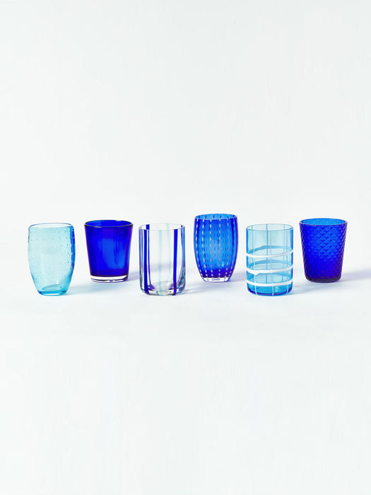 Melting Pot Handcrafted Tumblers, Set of 6