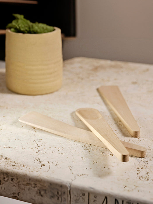 Beech Wood Spatula Singles
