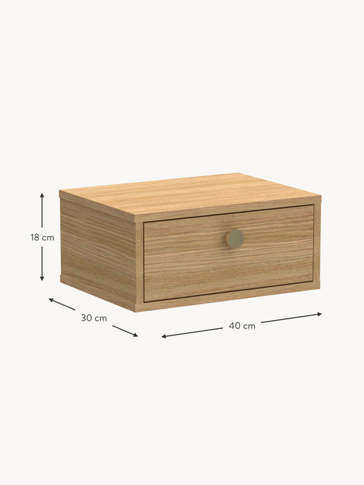 Wooden Wall-Mounted Bedside Table Monfort