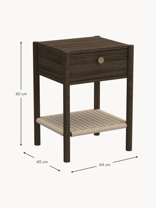 Wooden Bedside Table Monfort