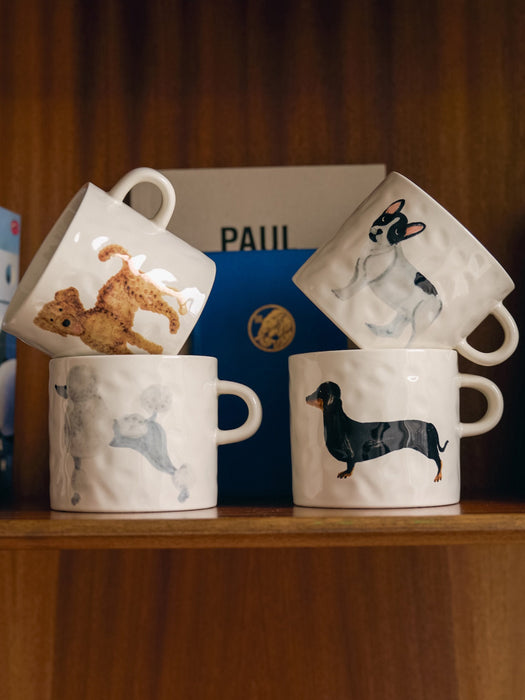 Hand-Painted Mug Poodle