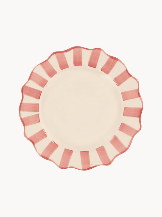 Hand-painted Breakfast Plate Scalloped
