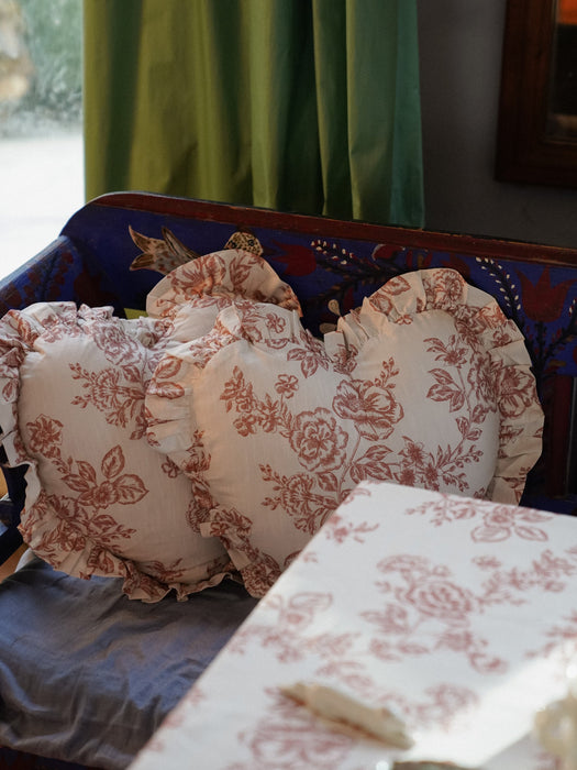 Cotton Tablecloth Whimsical Rose