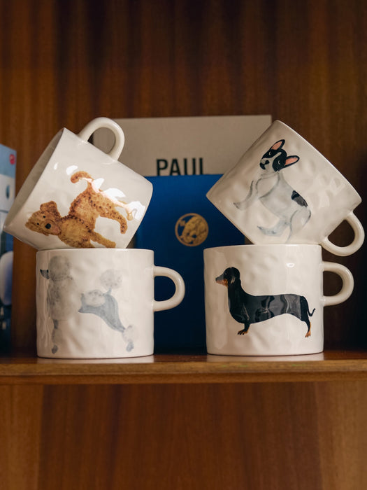Hand-Painted Ceramic Mug French Bulldog