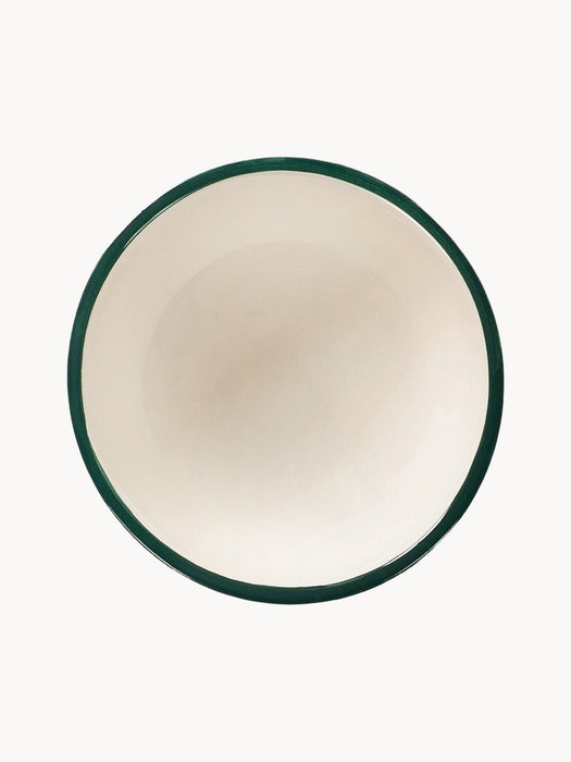 Hand-Painted Snack Bowl Trim