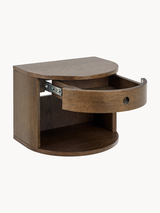 Wooden Wall-Mounted Bedside Table Paron